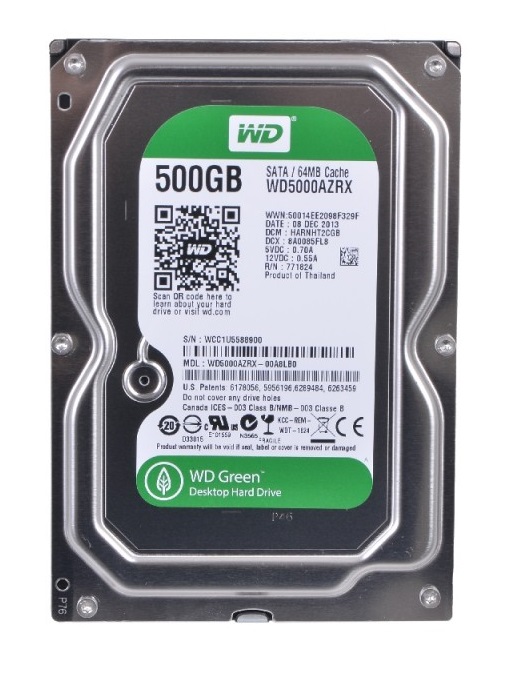 фото Внутренний hdd диск wd 500gb wd5000azrx