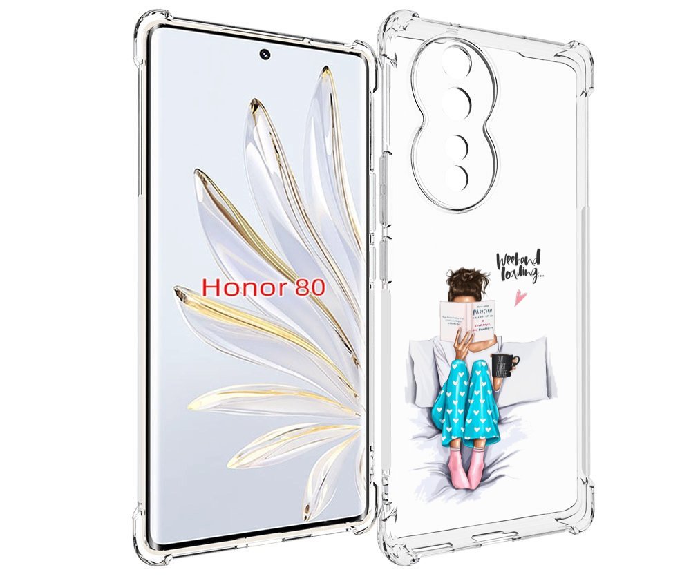 

Чехол MyPads Weekend-loading для Honor 80, Прозрачный, Tocco