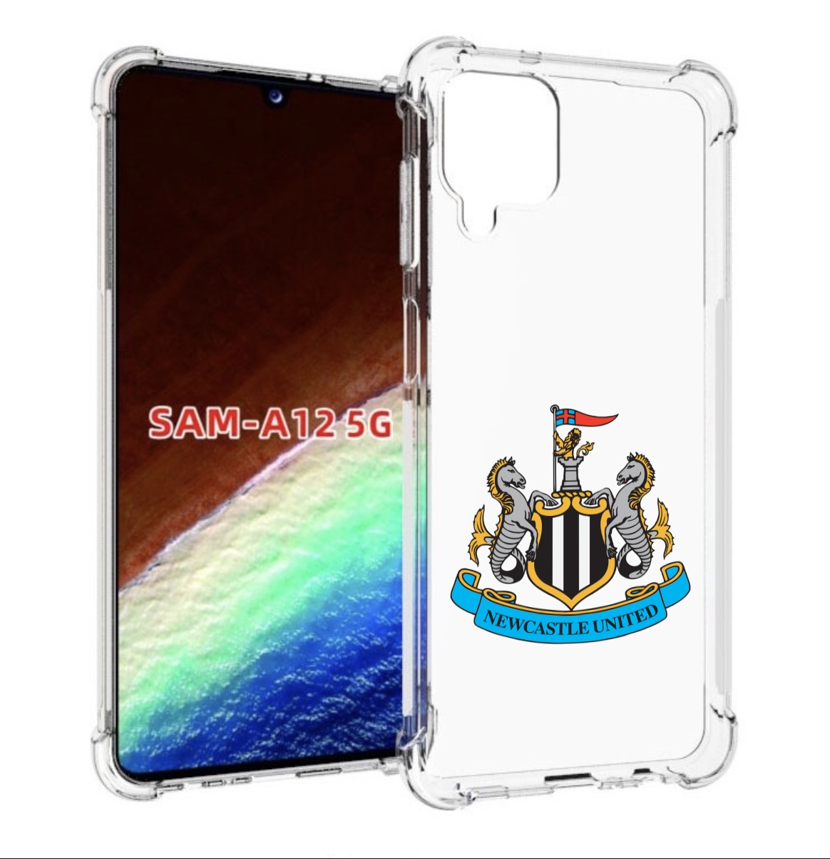 

Чехол MyPads фк ньюкасл для Samsung Galaxy A12 (SM-A125F) 2020/21/A12 Nacho SM-A127F, Прозрачный, Tocco