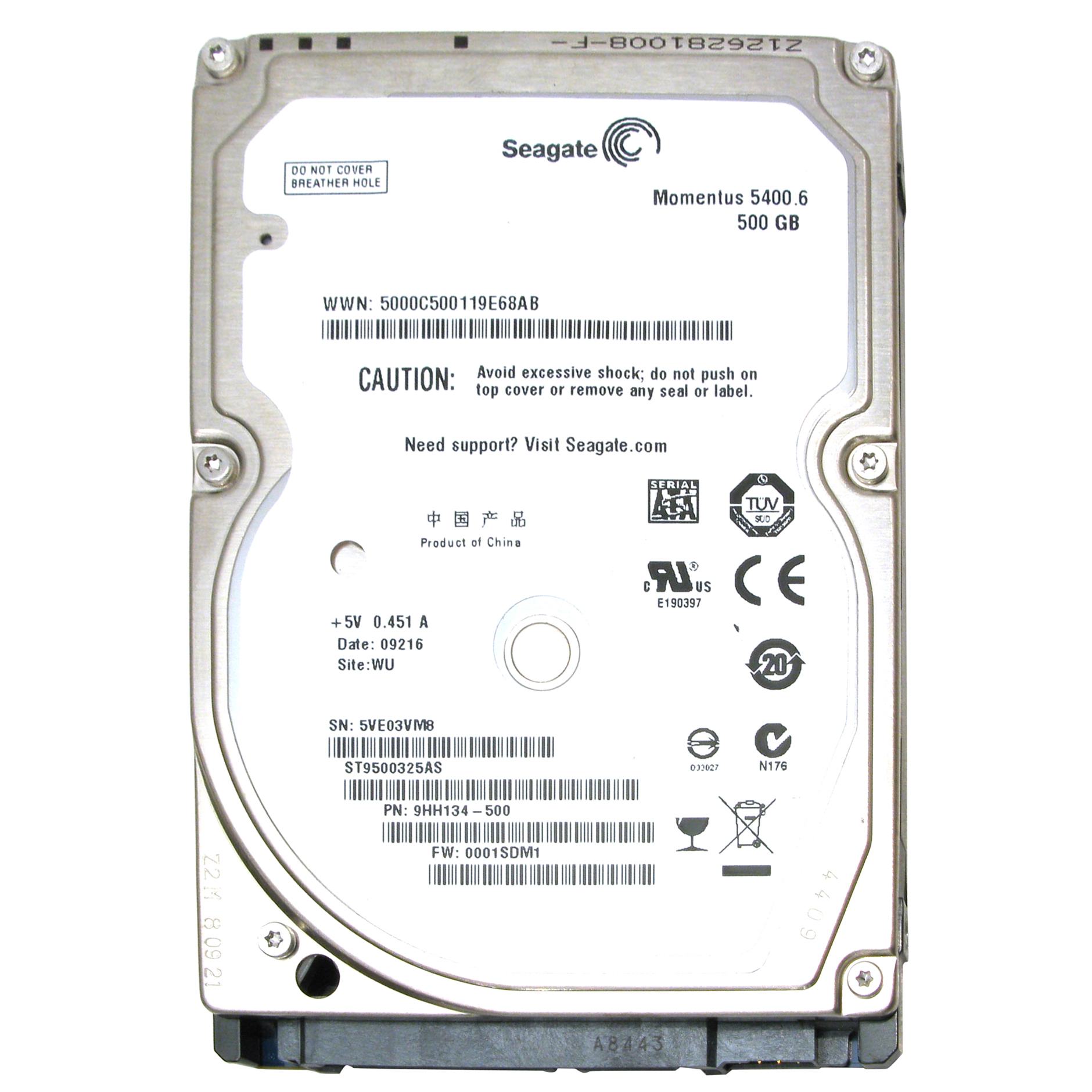 

Жесткий диск Seagate Momentus 500ГБ (ST9500325AS), Momentus