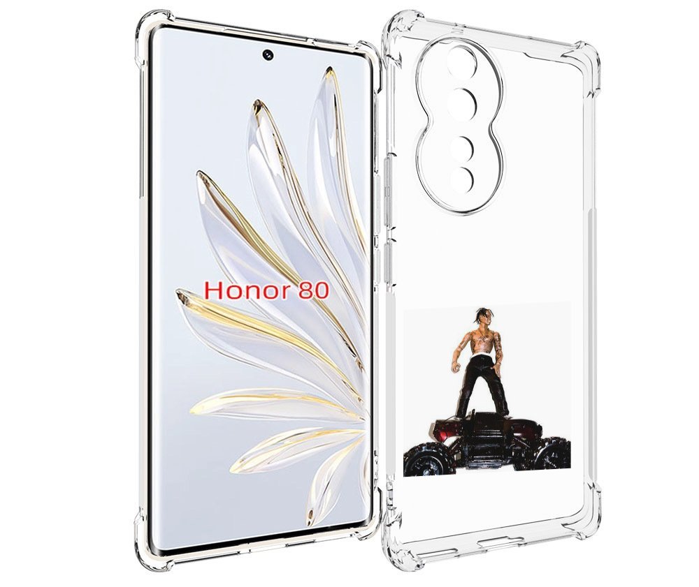 

Чехол MyPads Travis Scott - Rodeo для Honor 80, Прозрачный, Tocco