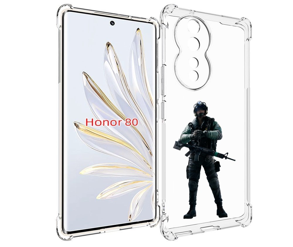 

Чехол MyPads Tom-Clancy's-Rainbow-Six-2 для Honor 80, Прозрачный, Tocco