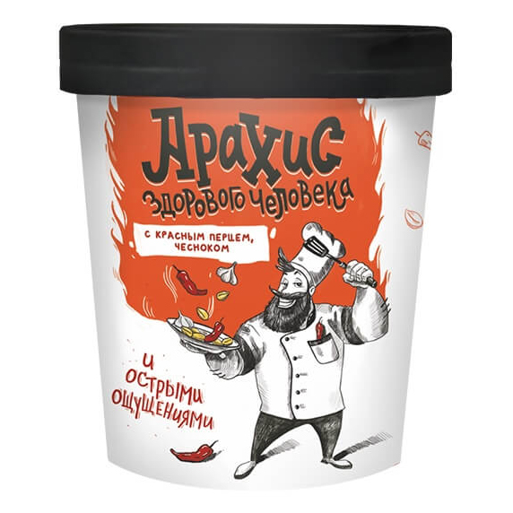 

Арахис Фуд сторис Арахис здорового человека с красным перцем и чесноком 200 г