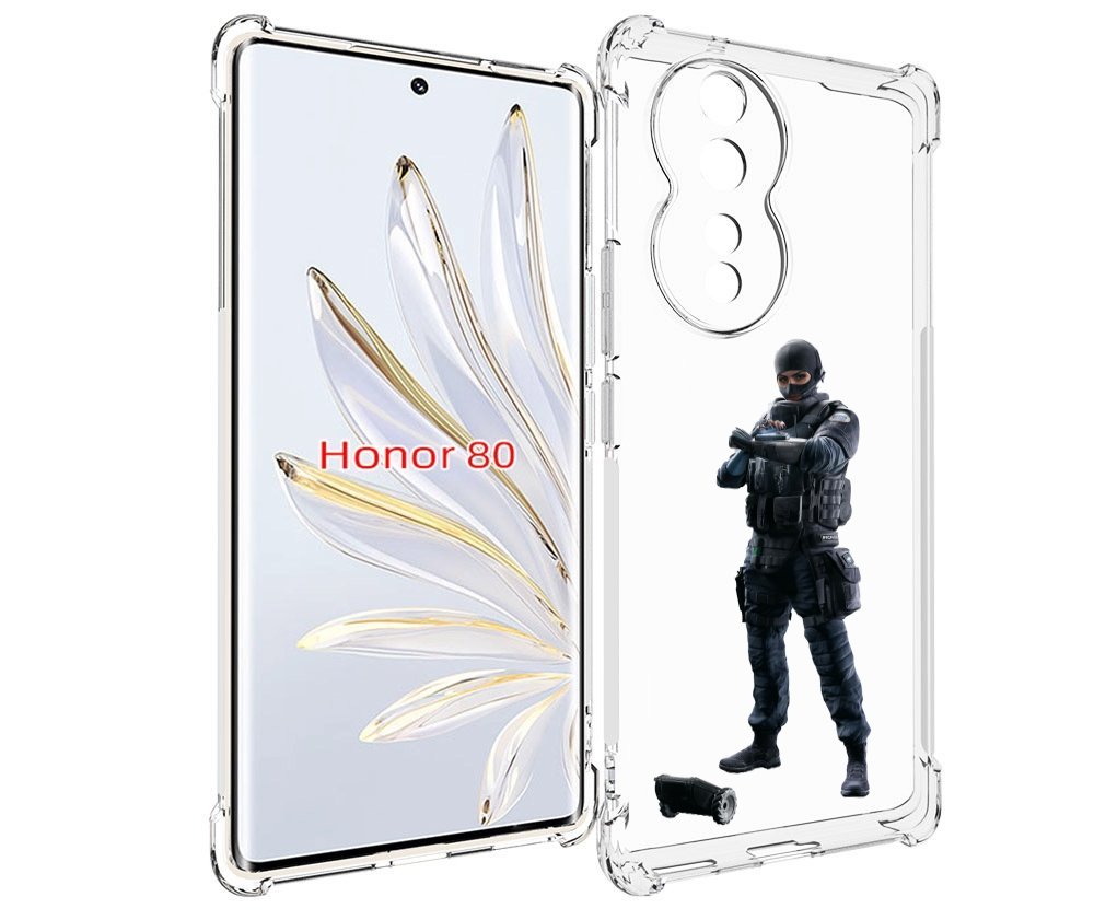 

Чехол MyPads Tom-Clancy's-Rainbow-Six-1 для Honor 80, Прозрачный, Tocco