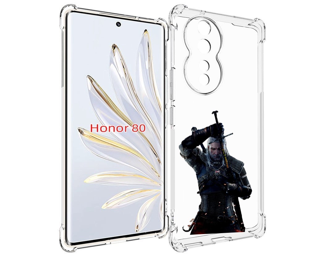 

Чехол MyPads The-Witcher-3-Ведьмак для Honor 80, Прозрачный, Tocco