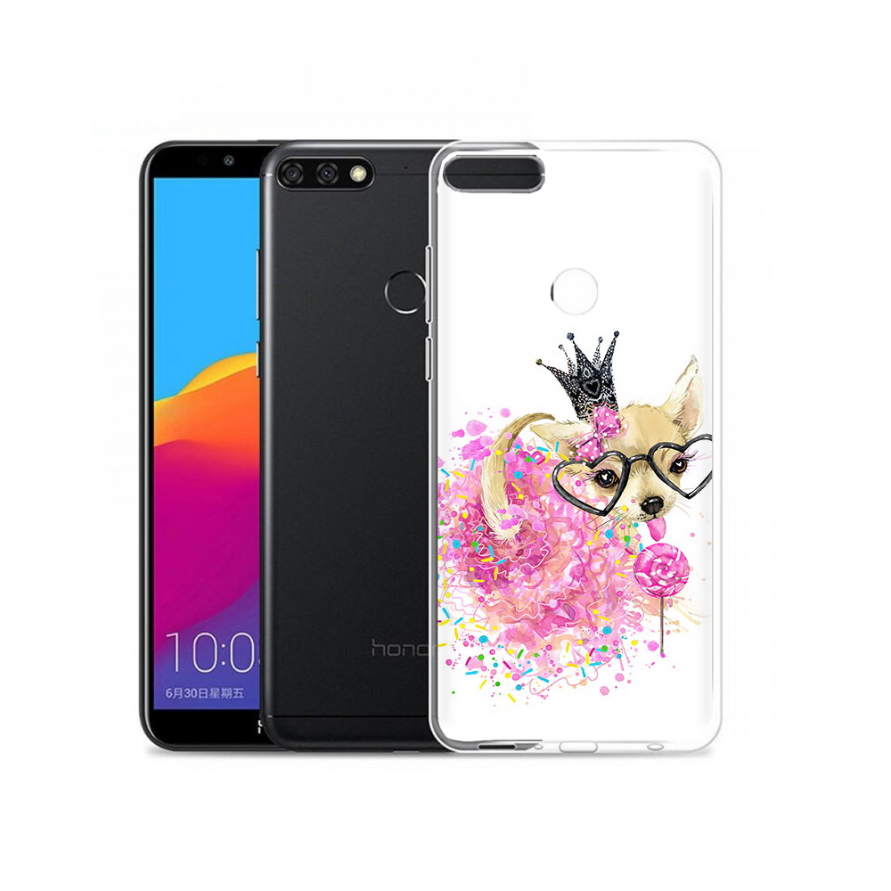 

Чехол MyPads Tocco для Honor 7C Pro сладкая принцесса (PT113786.47.606), Прозрачный, Tocco