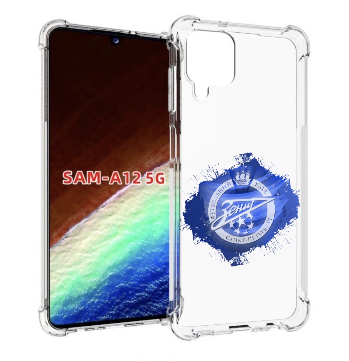 

Чехол MyPads фк зенит 1 мужской для Samsung Galaxy A12 (SM-A125F) 2020/21, Прозрачный, Tocco