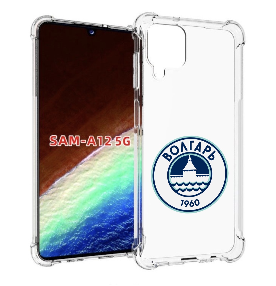 

Чехол MyPads фк волгарь астрахань для Samsung Galaxy A12 (SM-A125F) 2020/21, Прозрачный, Tocco