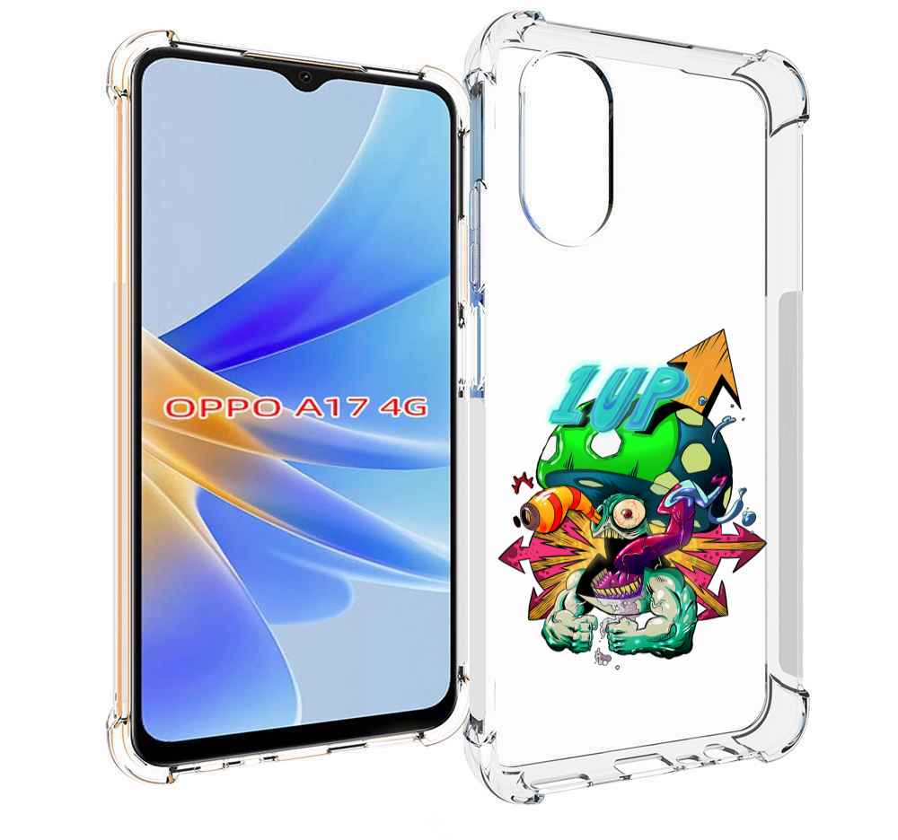 

Чехол MyPads сильный гриб абстракция для OPPO A17, Прозрачный, Tocco