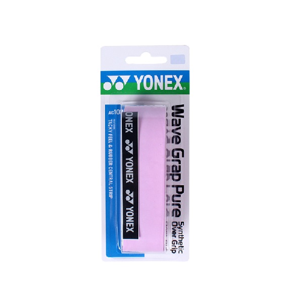 Обмотка для ручки ракетки Yonex Overgrip AC108WEX Wave Grap Pure x1, Light Pink