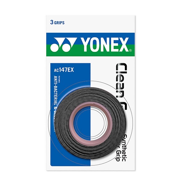Обмотка для ручки ракетки Yonex Overgrip AC147EX Clean Grap х3, Black