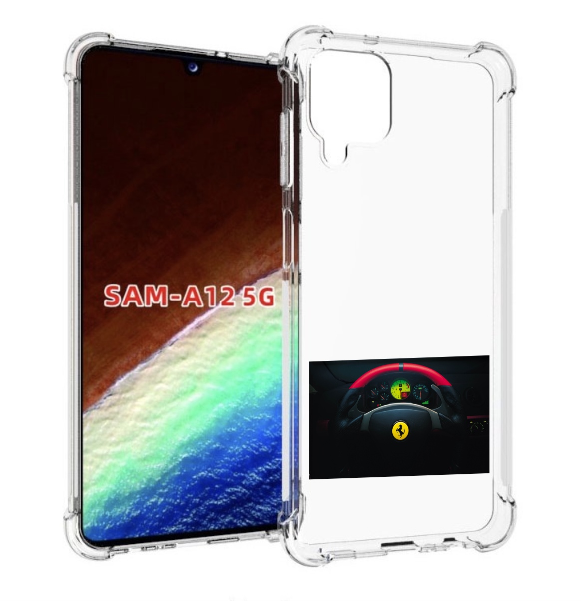 

Чехол MyPads ferrari 2 для Samsung Galaxy A12 (SM-A125F) 2020/21, Прозрачный, Tocco