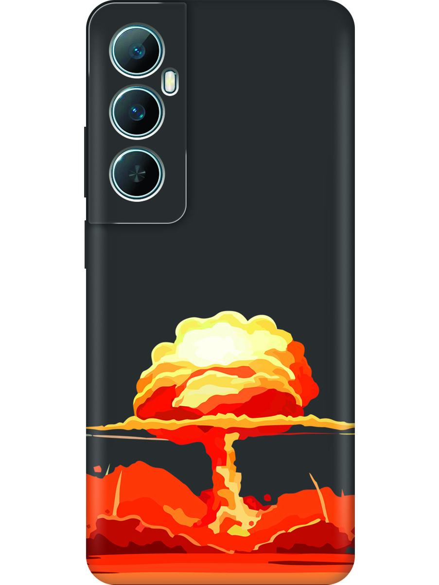 

Силиконовый чехол на Realme C65 с принтом "Ядерный взрыв" матовый черный, Черный;прозрачный;красный, 783983851