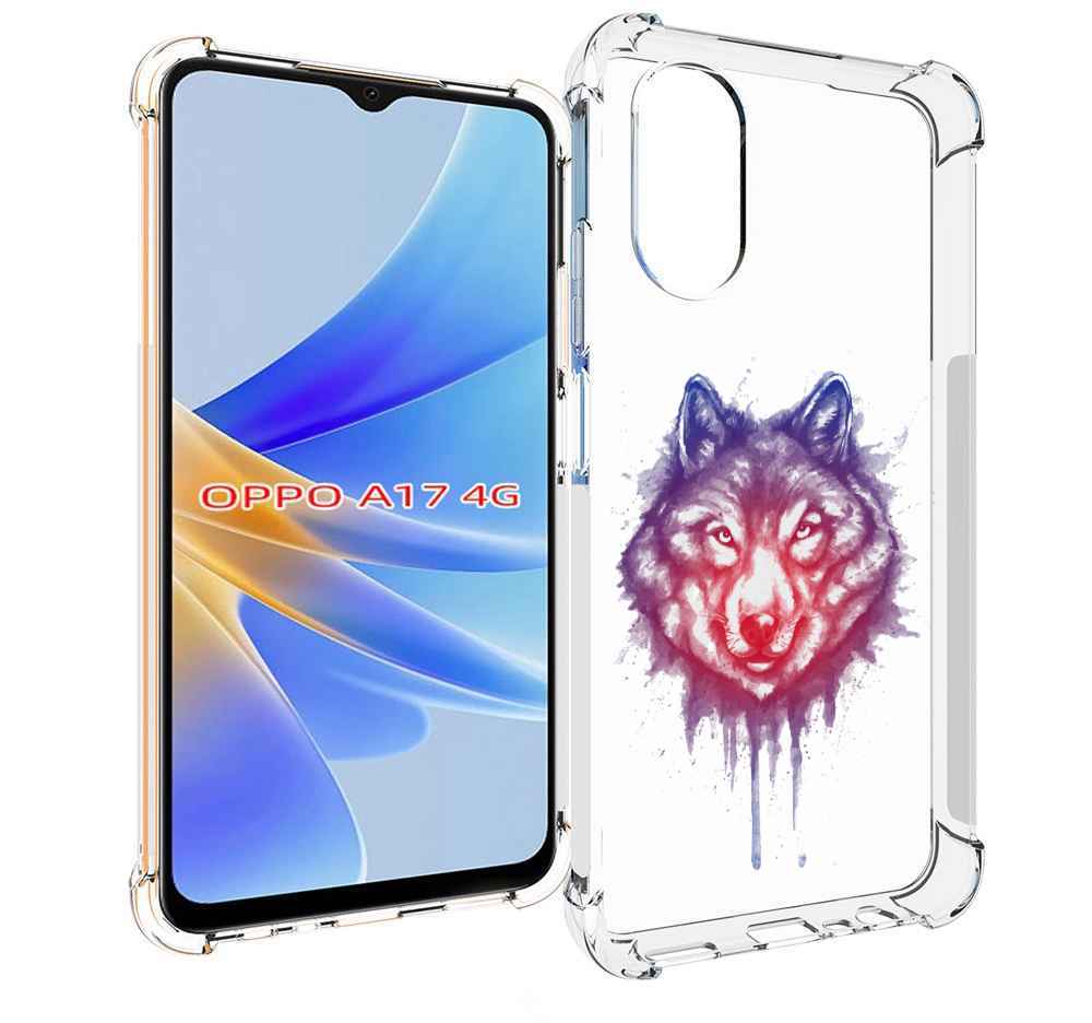 

Чехол MyPads пушистый волк для OPPO A17, Прозрачный, Tocco