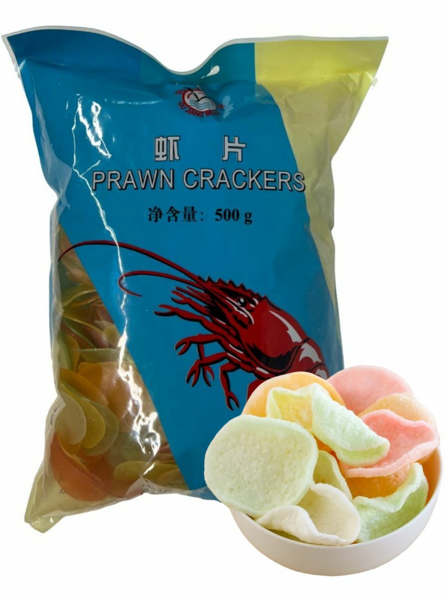 

Чипсы Prawn Crackers креветочные для жарки, 500 г, PC1