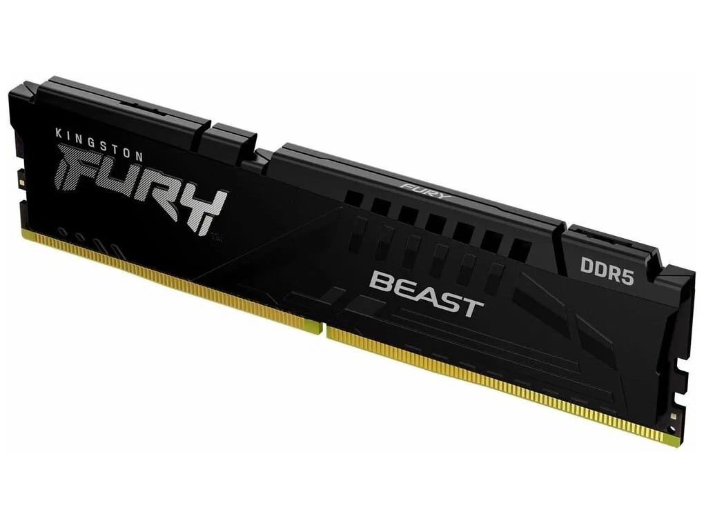 

Оперативная память Kingston 16GB DDR5 4800 DIMM Fury Beast Black Gaming KF548C38BB-16, FURY Beast Black