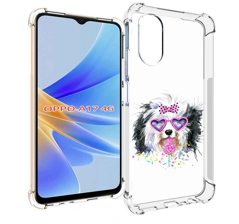 

Чехол MyPads пушистик для OPPO A17, Прозрачный, Tocco