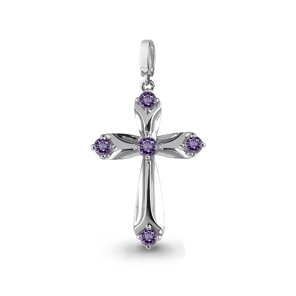 

Подвеска из серебра с аметистом Aquamarine 2521204_925_р, 2521204_925_р