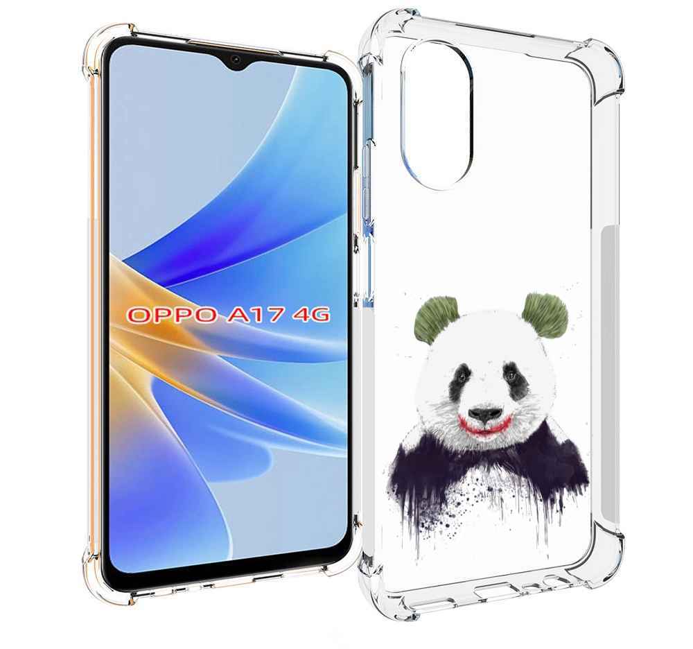 

Чехол MyPads панда джокер для OPPO A17, Прозрачный, Tocco