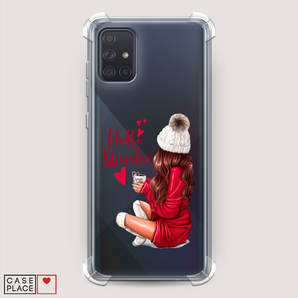 

Чехол Awog на Samsung Galaxy A71 4G "Hello winter", Разноцветный