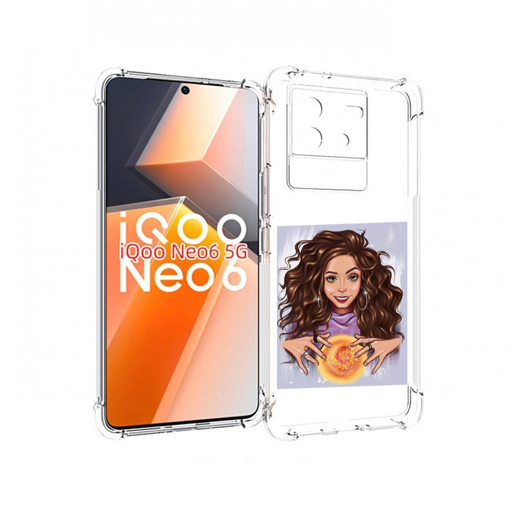 

Чехол MyPads девушка-волшебница для Vivo iQoo Neo 6 5G, Прозрачный, Tocco