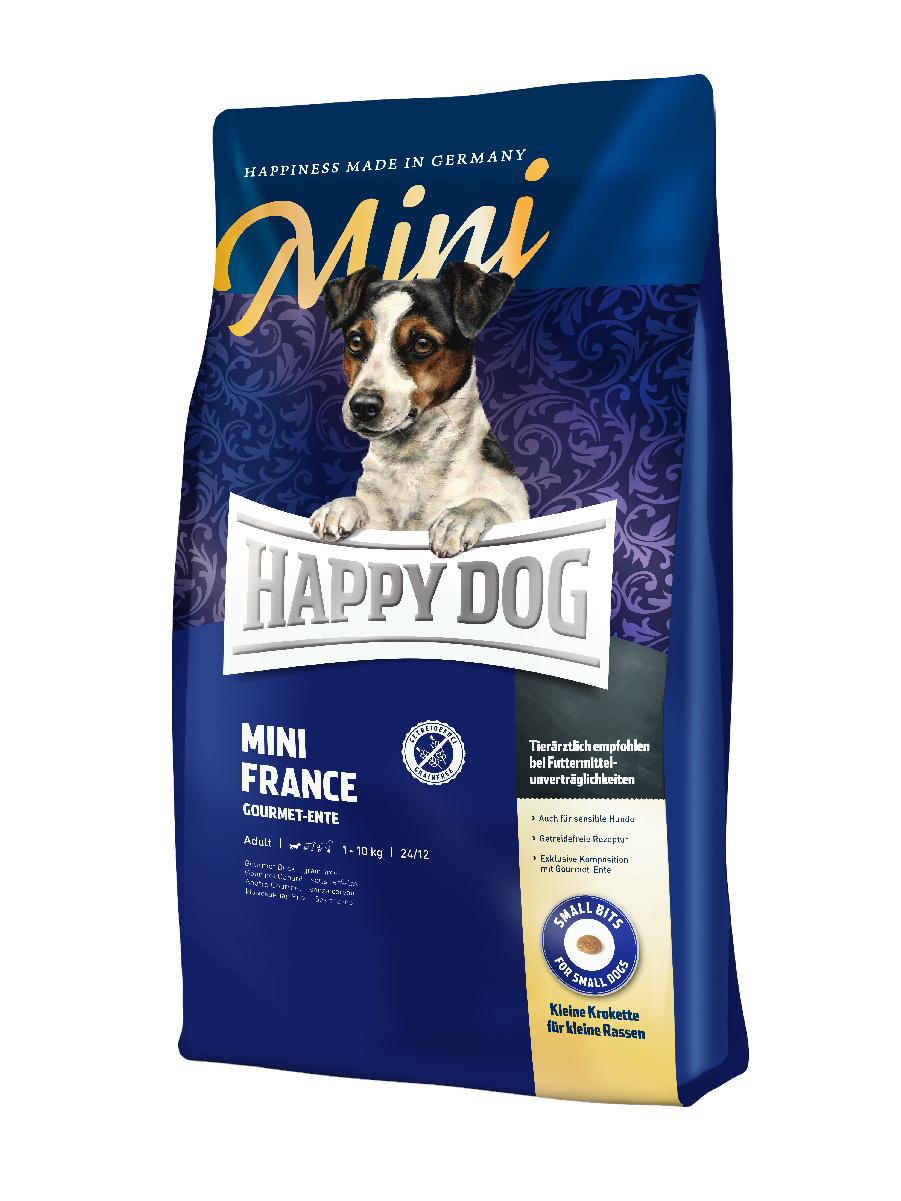 фото Сухой корм для собак happy dog supreme mini france sensible nutrition, утка картофель, 4кг