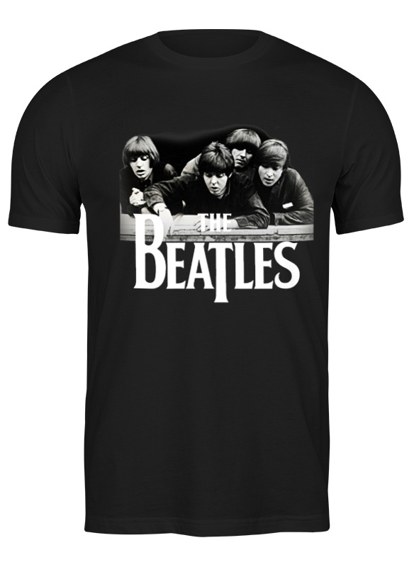 

Футболка мужская Printio The beatles черная S, Черный, The beatles