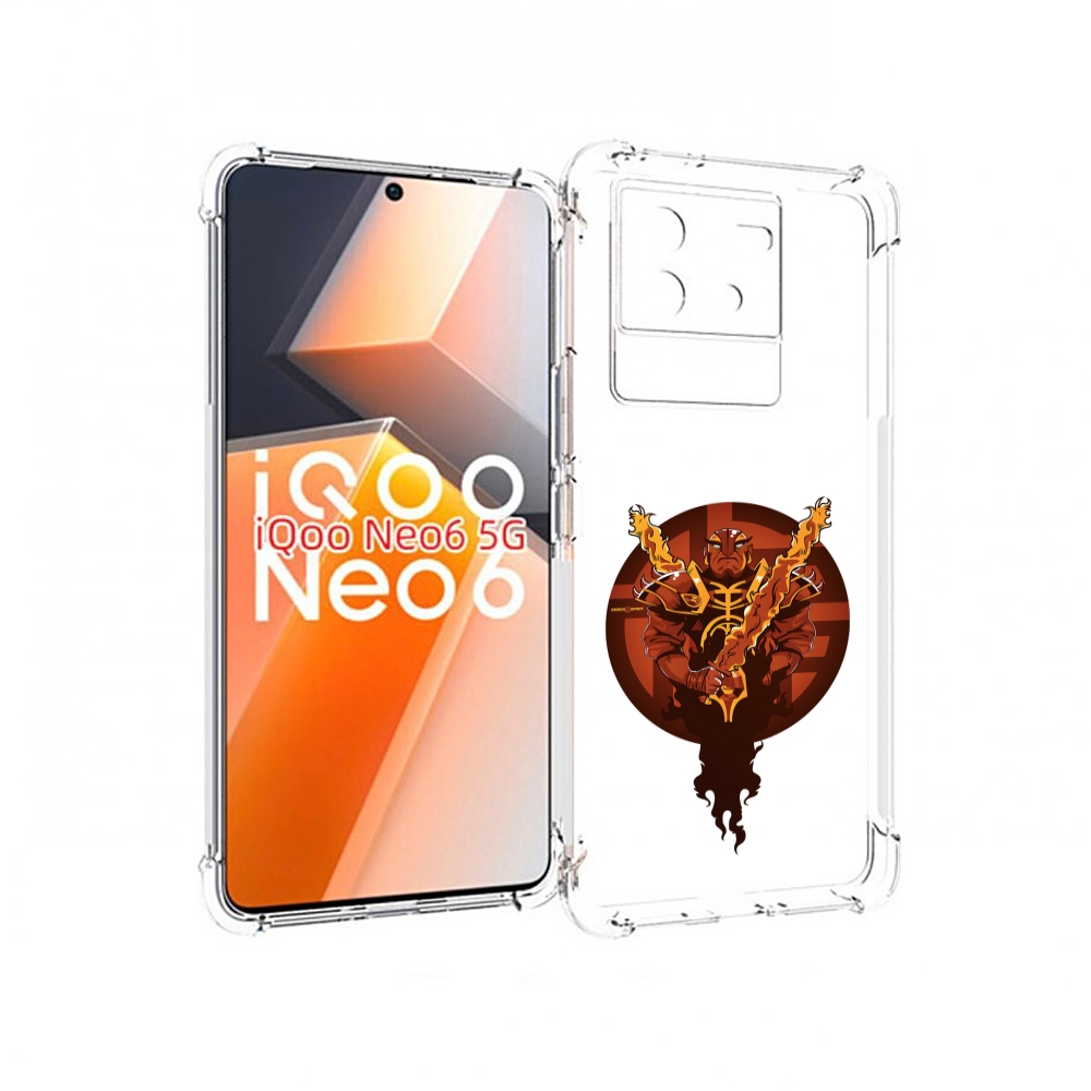 

Чехол MyPads ember spirit для Vivo iQoo Neo 6 5G, Прозрачный, Tocco