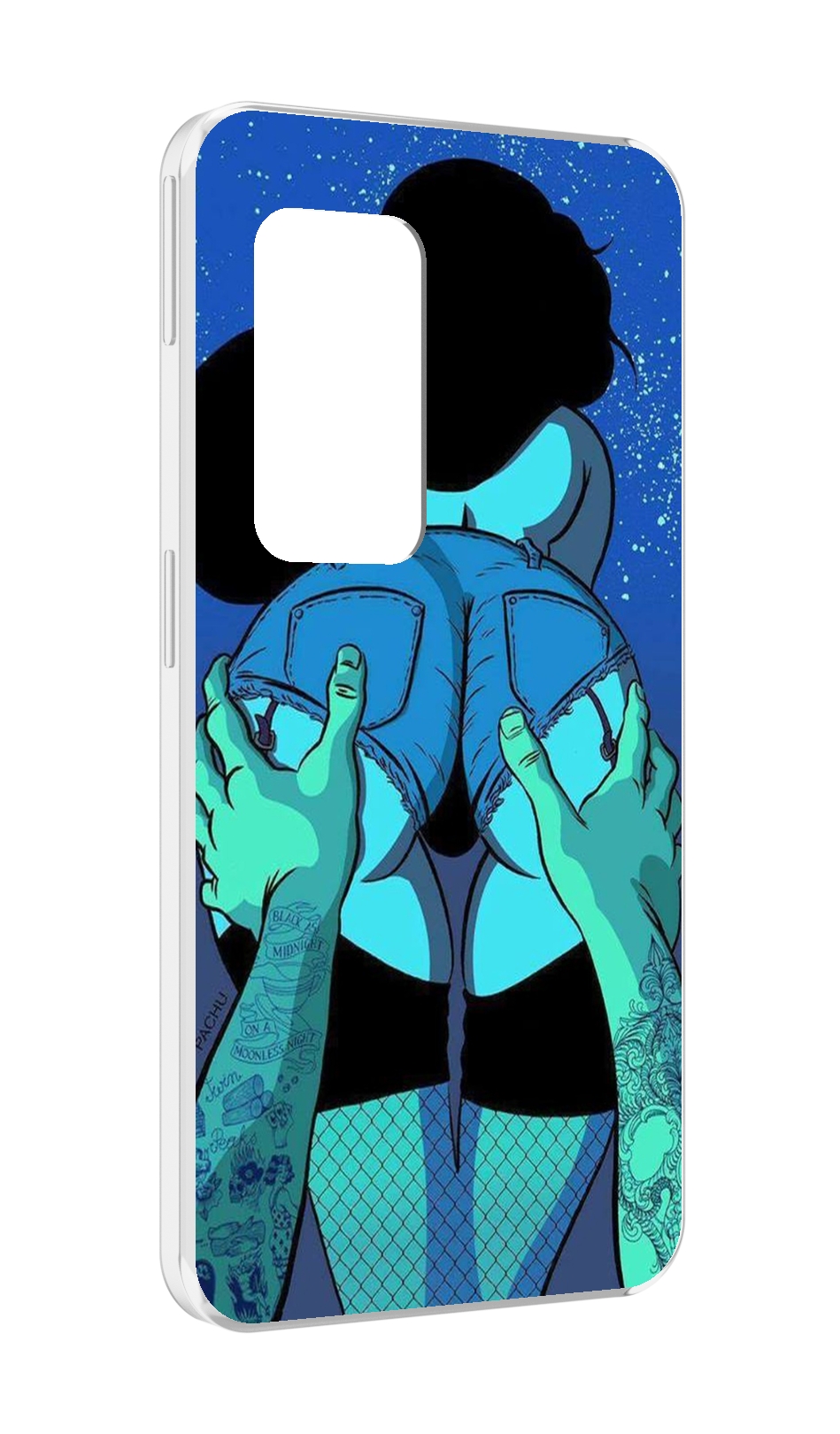 

Чехол MyPads любитель потрогать для UleFone Power Armor X11 Pro, Прозрачный, Tocco