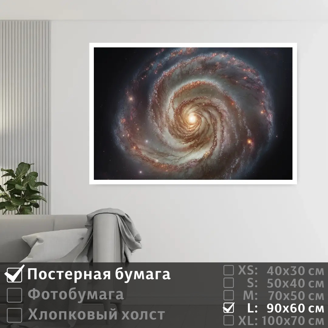 

Постер на стену ПолиЦентр Млечный путь в галактике 90х60 см, МлечныйПутьВГалактике