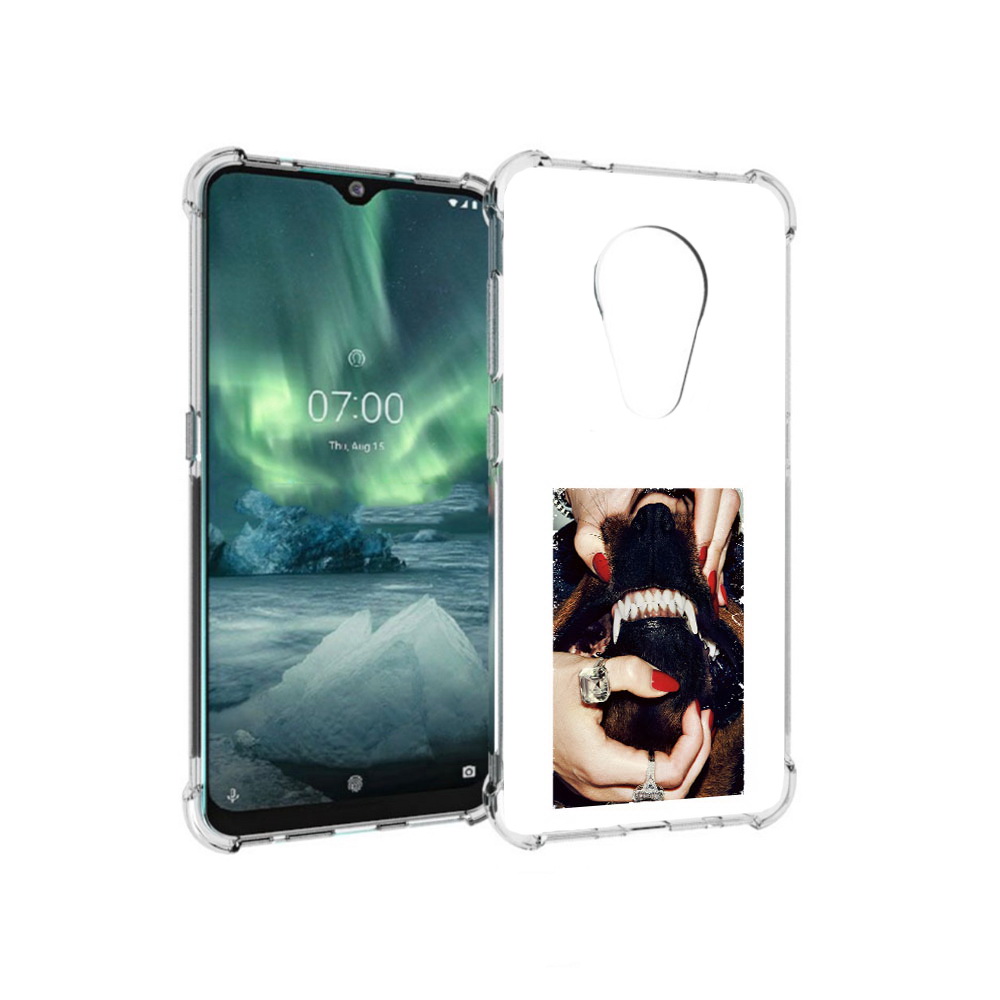 

Чехол MyPads Tocco для Nokia 7.2 маникюр (PT139171.105.457), Прозрачный, Tocco