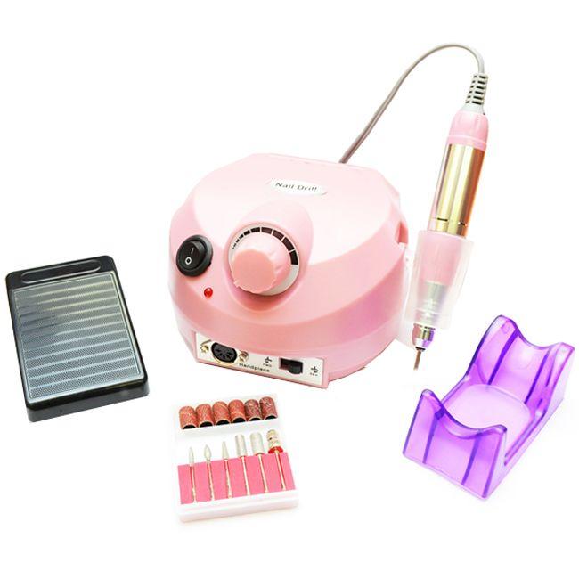 Аппарат для маникюра и педикюра Nail Drill 45W ZS-601 pink 35000 оборотов