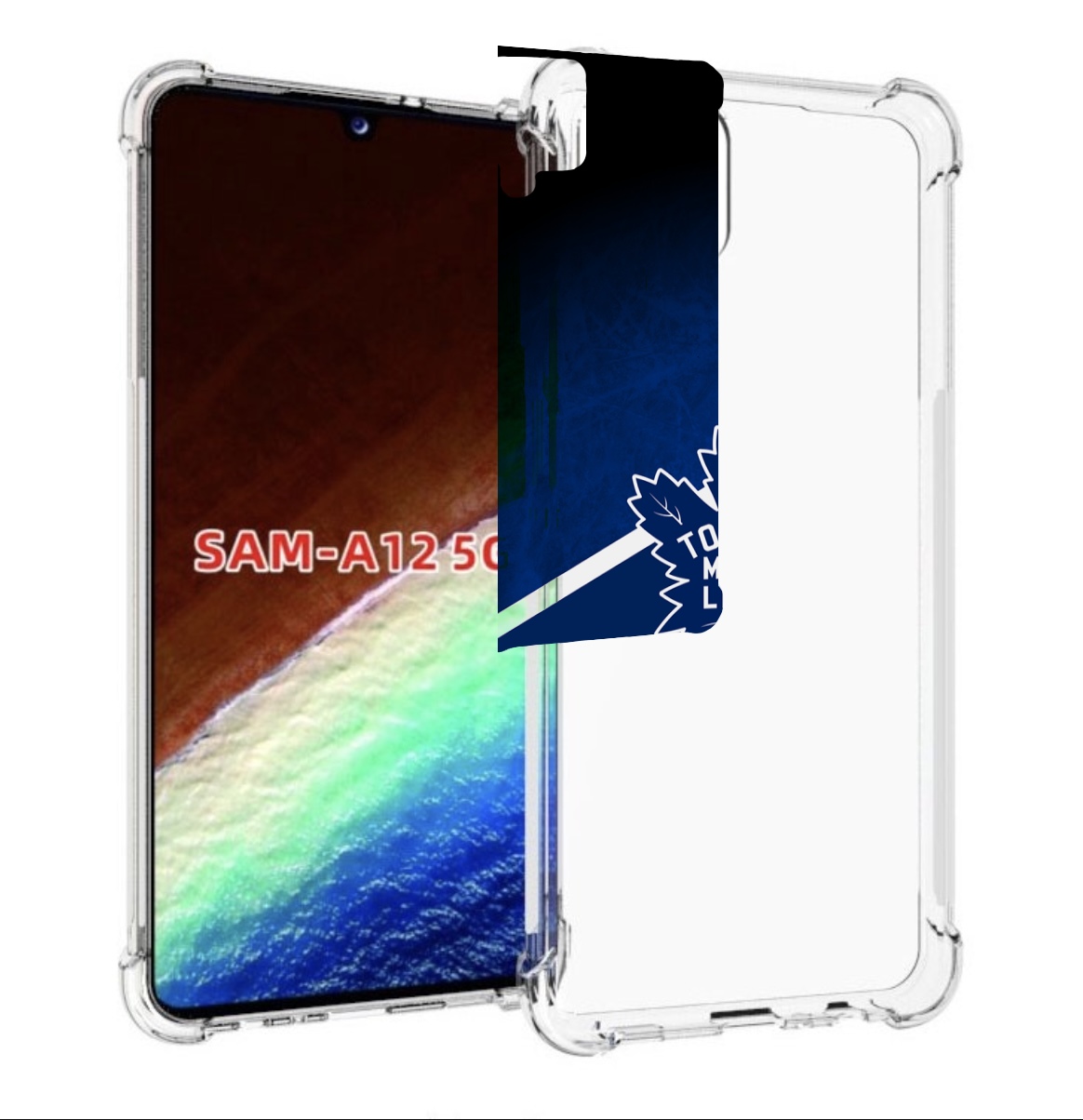

Чехол MyPads торонто-меипл-лифс для Samsung Galaxy A12 (SM-A125F) 2020/21, Прозрачный, Tocco