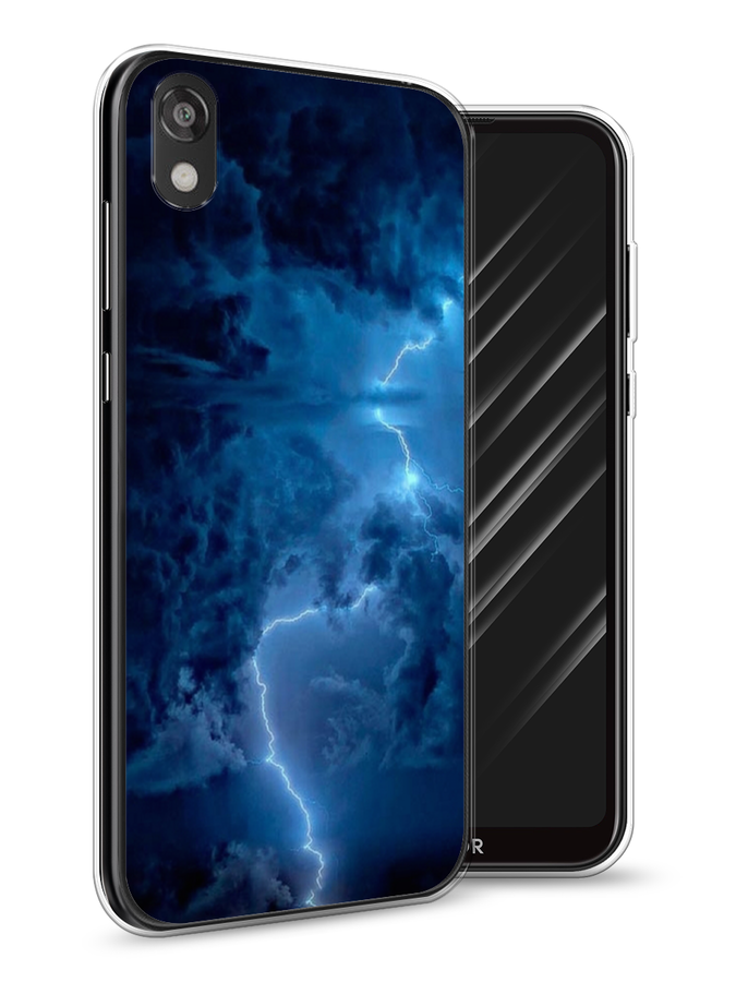 

Чехол Awog на Huawei Y5 2019 "Молния", Синий, 69050-4