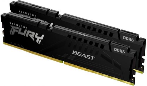 Оперативная память Kingston Fury Beast 32Gb DDR5 4800MHz (KF548C38BBK2-32) (2x16Gb KIT)