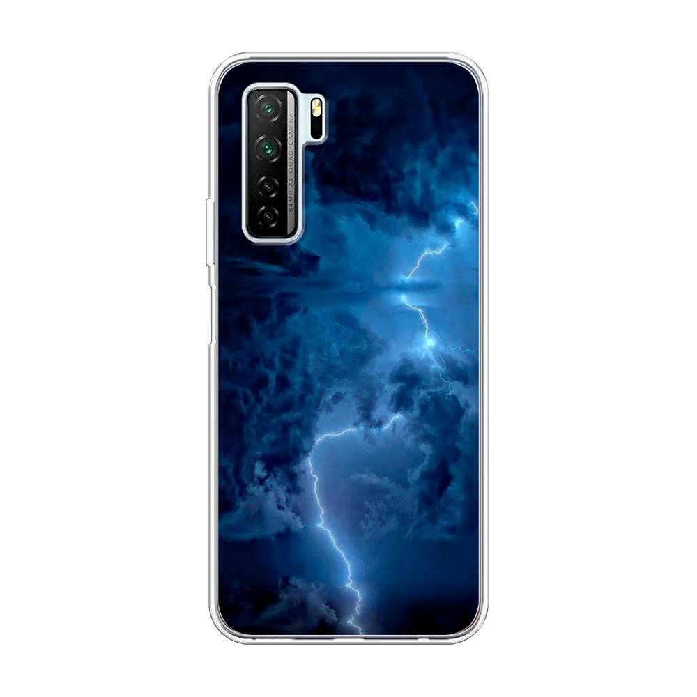 

Чехол Awog на Huawei P40 lite 5G "Молния", Синий, 6103050-4
