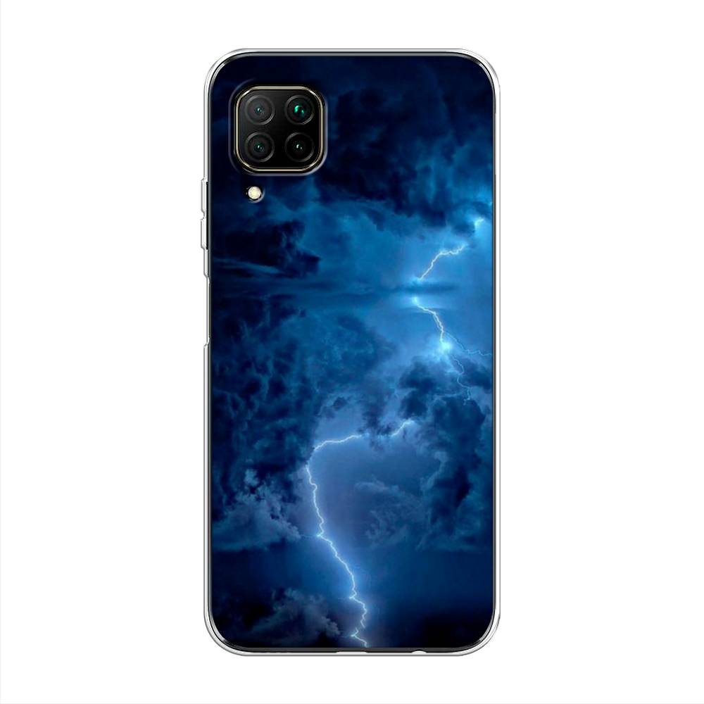 

Чехол Awog на Huawei P40 Lite "Молния", Синий, 611650-4