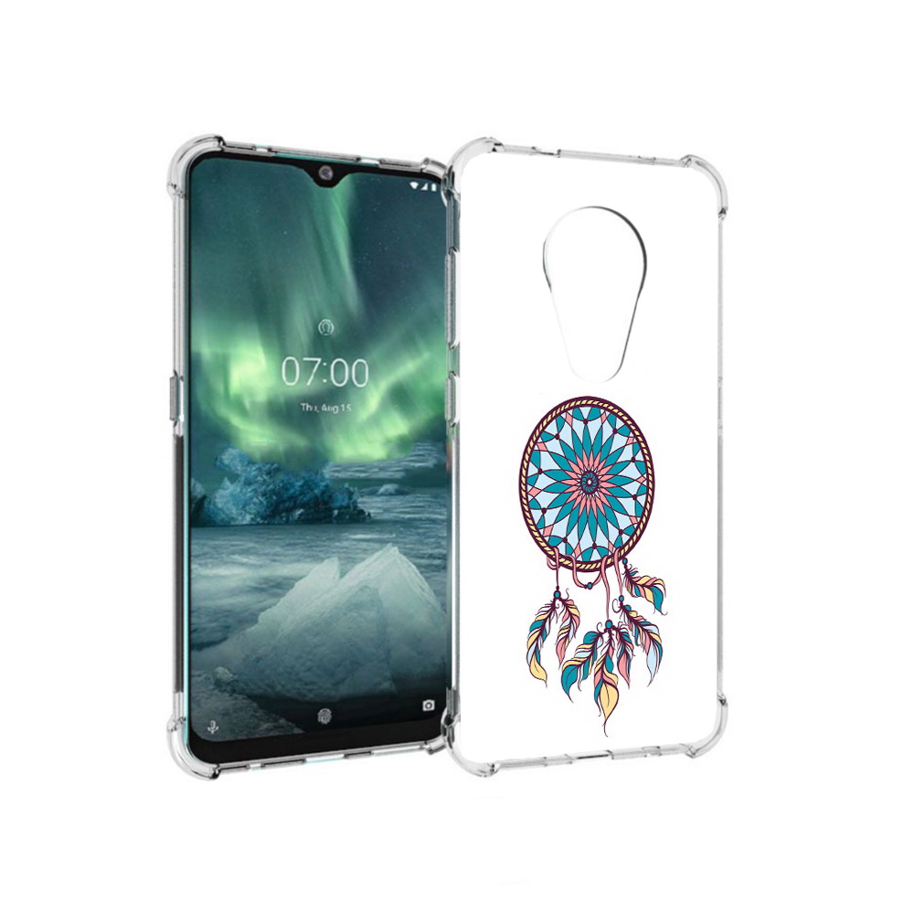 

Чехол MyPads Tocco для Nokia 7.2 ловец снов синий (PT139171.105.443), Прозрачный, Tocco