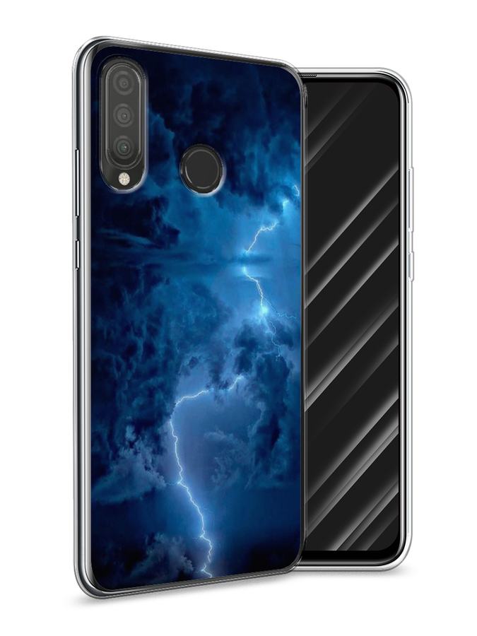 

Чехол Awog на Huawei P30 Lite "Молния", Синий, 67950-4