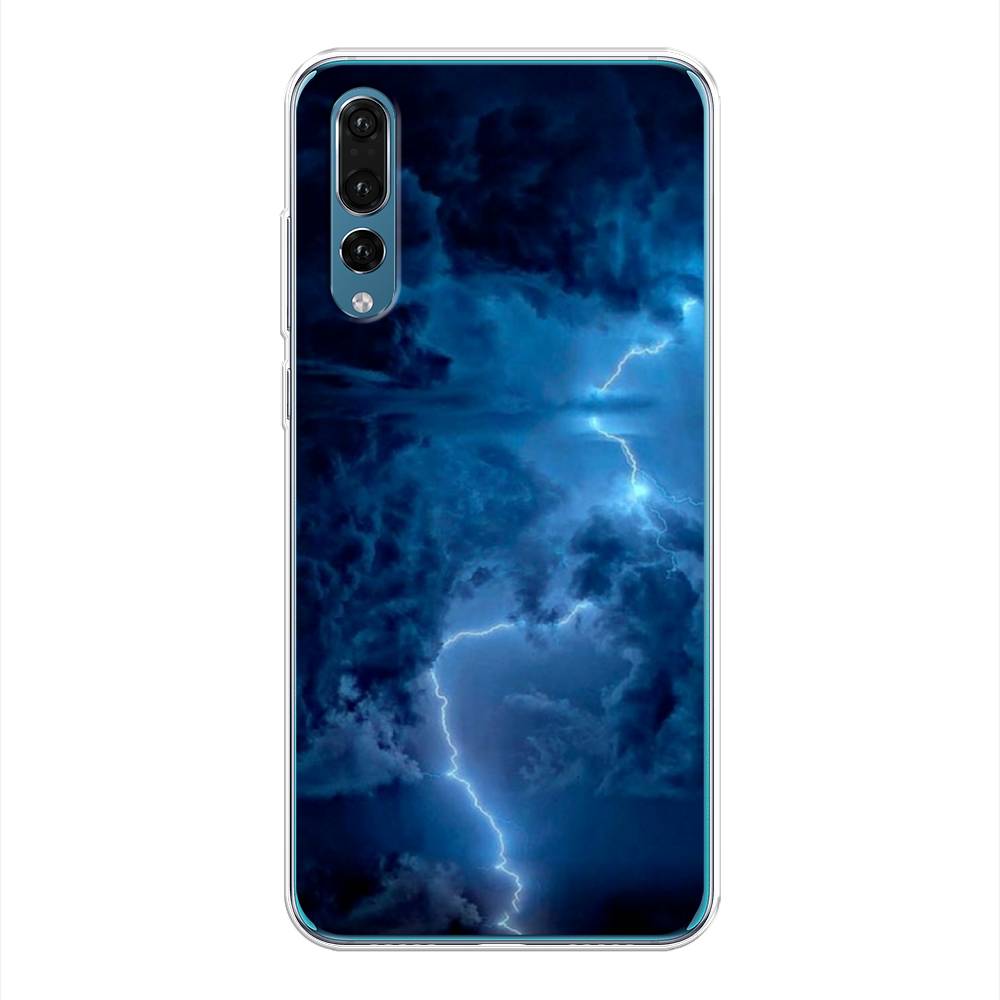 

Чехол Awog на Huawei P20 Pro "Молния", Синий, 65050-4