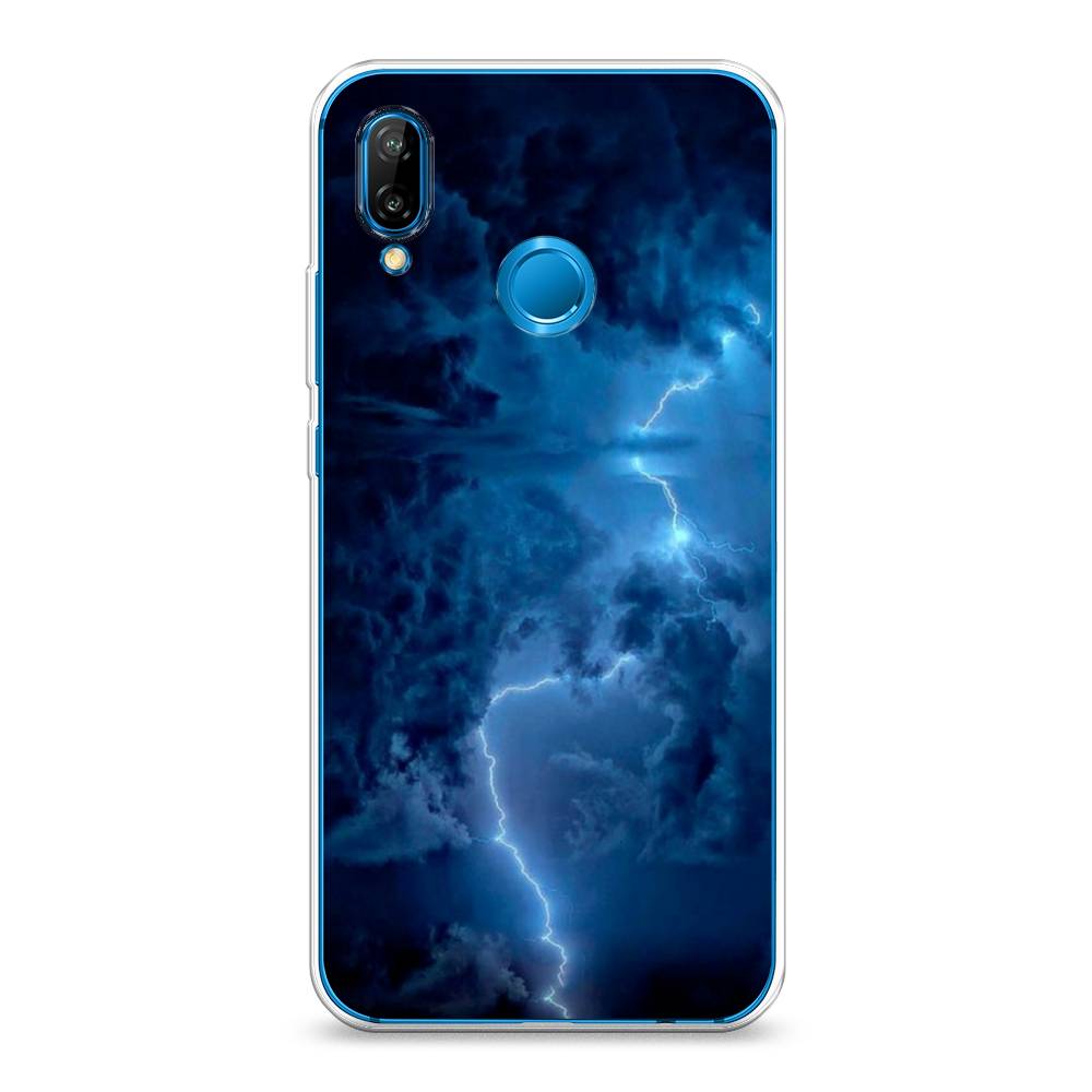 

Чехол Awog на Huawei P20 Lite "Молния", Синий, 64450-4