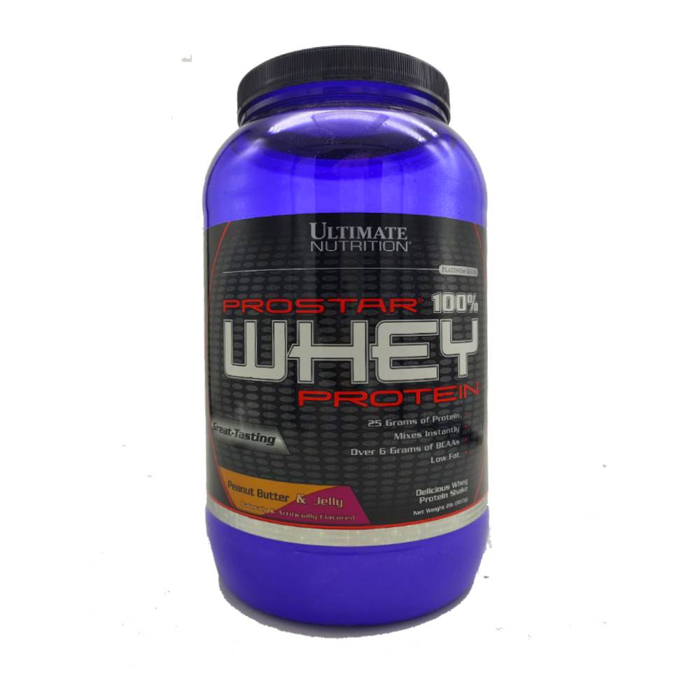 Протеин Ultimate Nutrition Prostar 100% Whey Protein 2lb 907 г, Peanut Butter & Jelly