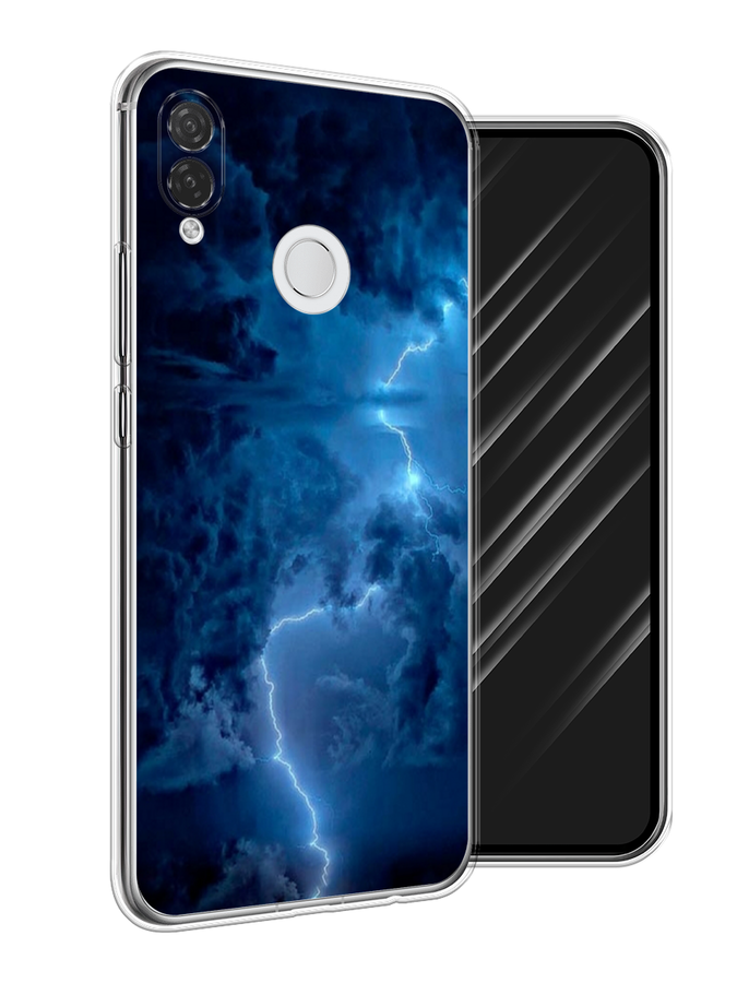 

Чехол Awog на Huawei P Smart Plus "Молния", Синий, 68250-4