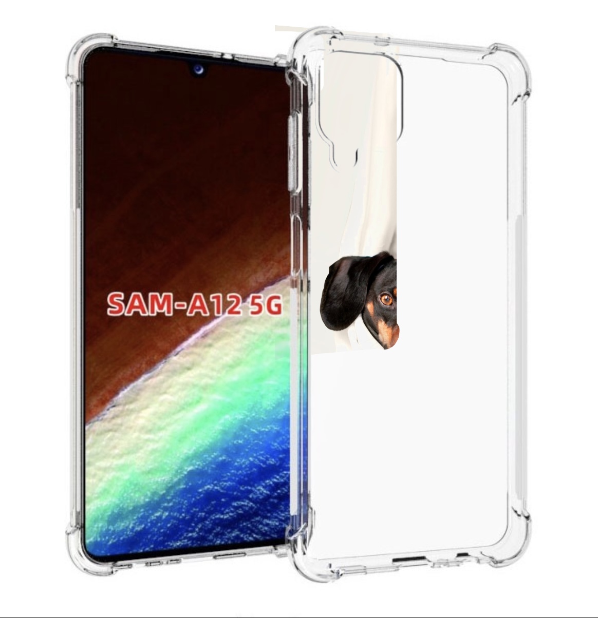 

Чехол MyPads такса собака для Samsung Galaxy A12 (SM-A125F) 2020/21/A12 Nacho SM-A127F, Прозрачный, Tocco