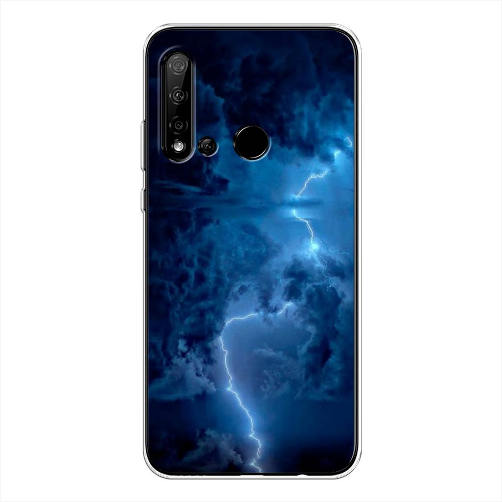 

Чехол Awog на Huawei Nova 5i "Молния", Синий, 69850-4