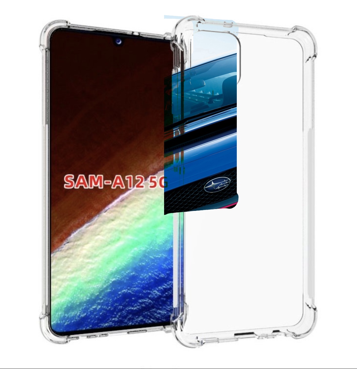 

Чехол MyPads subaru 2 для Samsung Galaxy A12 (SM-A125F) 2020/21/A12 Nacho SM-A127F, Прозрачный, Tocco