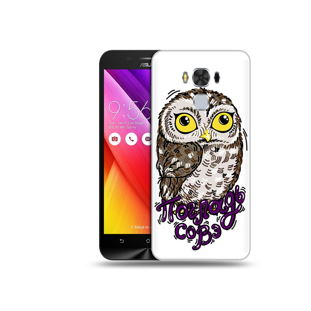 

Чехол MyPads Tocco для Asus ZenFone 3 Погладь Совэ (PT49951.654.136), Прозрачный, Tocco