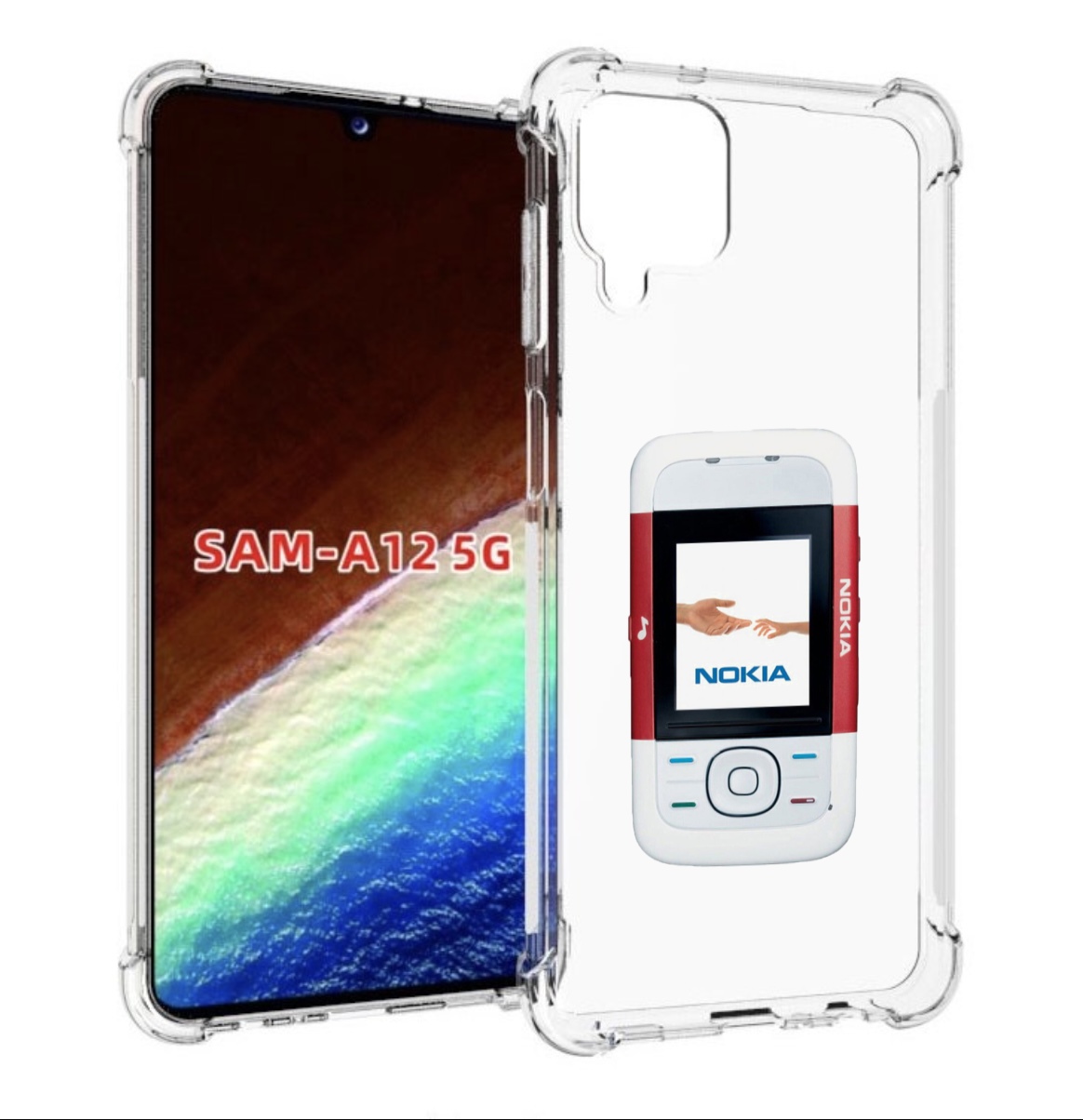 

Чехол MyPads старая нокия для Samsung Galaxy A12 (SM-A125F) 2020/21/A12 Nacho SM-A127F, Прозрачный, Tocco