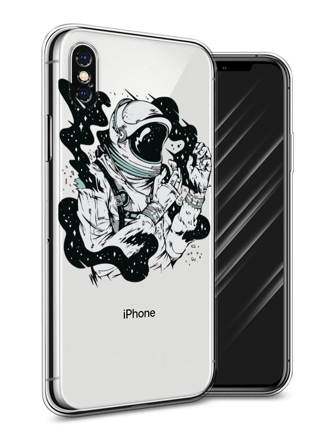 

Чехол Awog на Apple iPhone XS Max (10S Max) / Айфон XS Max (10S Max) "Космонавт арт", Разноцветный, 11950-7