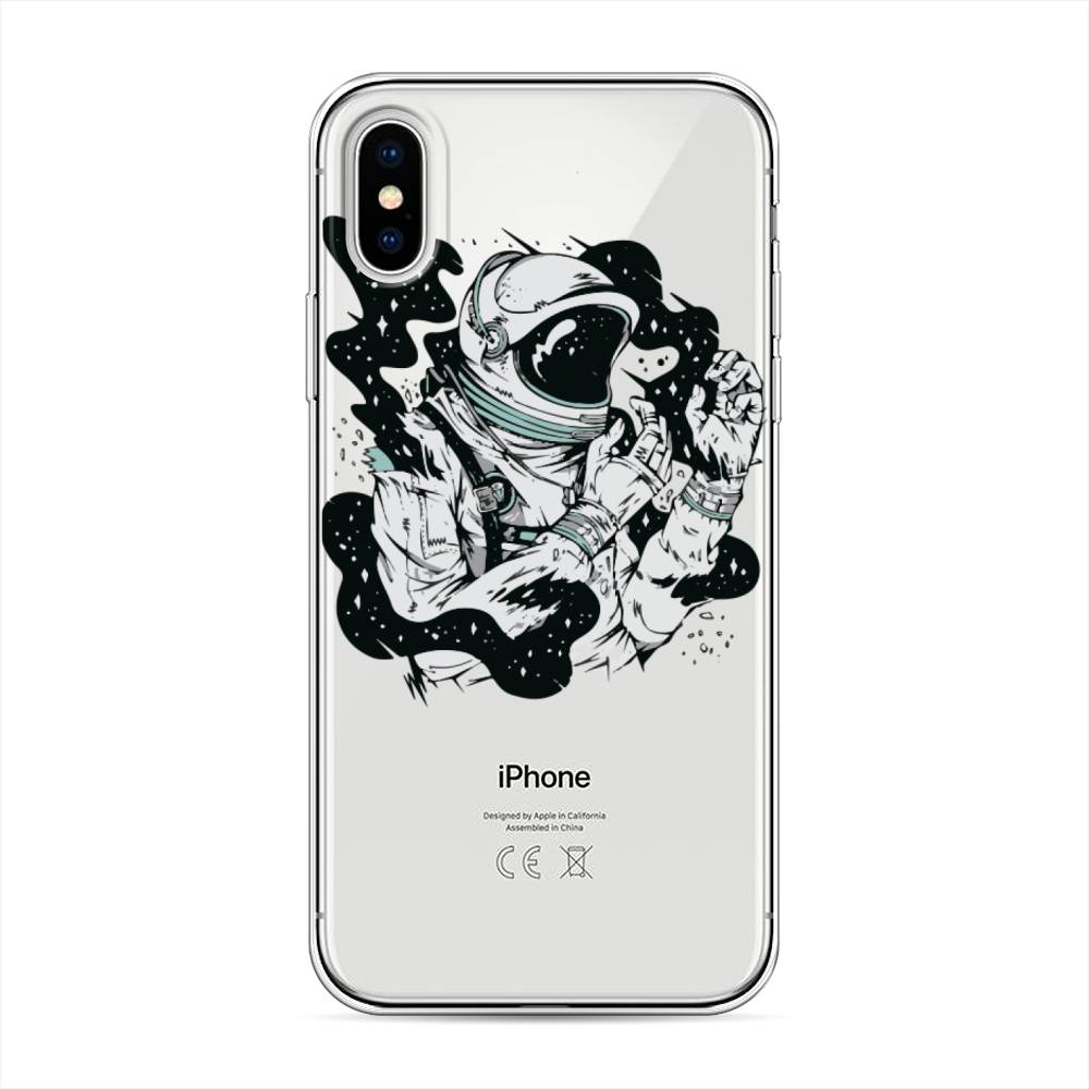 

Чехол Awog на Apple iPhone XS (10S) / Айфон XS (10S) "Космонавт арт", Разноцветный, 11850-7